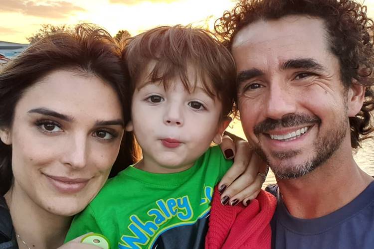 Felipe Andreoli celebra aniversário do filho, Rocco