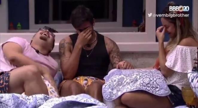 Victor, Guilherme e Gabi Martins - Reprodução: PPV Victor, Guilherme e Gabi Martins - Reprodução: PPV