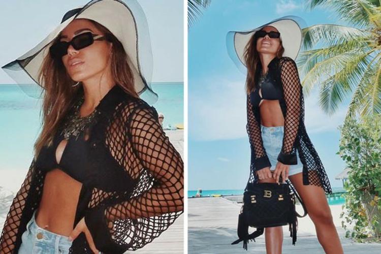 Anitta escorrega no veganismo e come carne em jantar romântico nas Maldivas