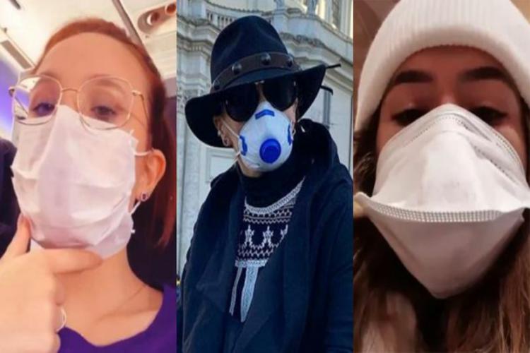 Famosos reagem à pandemia do Coronavírus