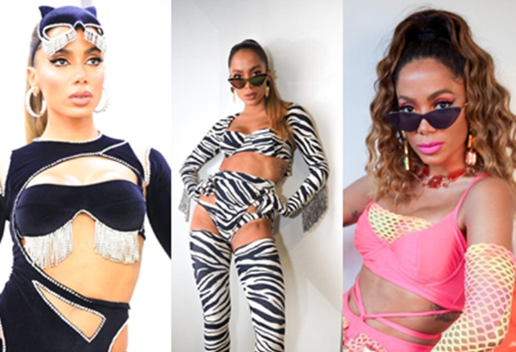 Anitta tirou o fôlego dos foliões com fantasias inspiradas no reino animal – Relembre os looks