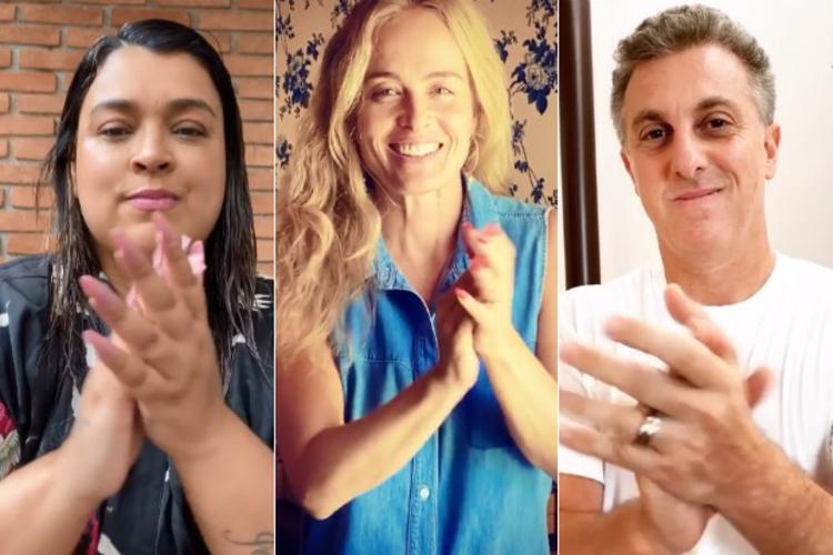 Famosos homenageiam profissionais da área da saúde