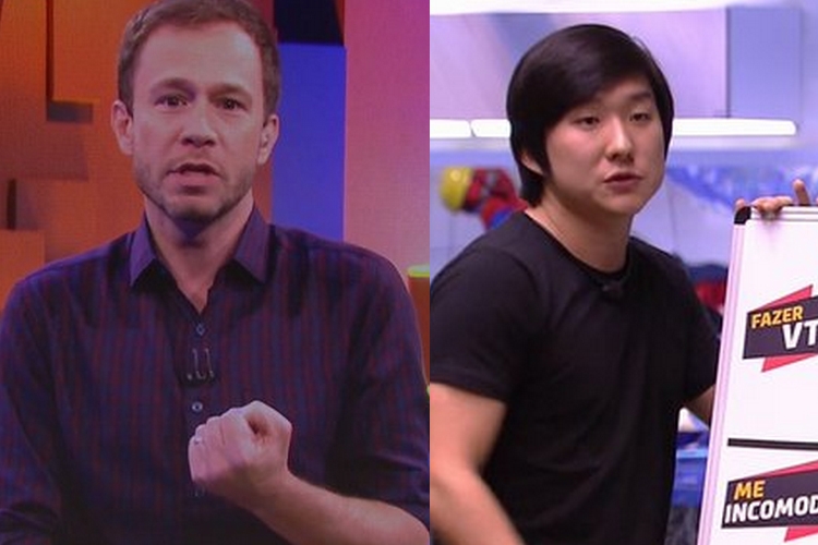 BBB20: Ao vivo, Tiago Leifert detona vitimismo de Pyong Lee sobre assédio