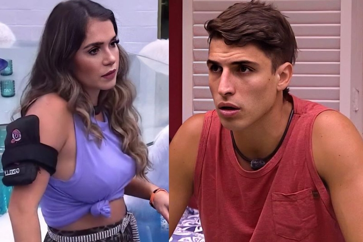 BBB20: Gizelly ameaça Felipe Prior de agressão e dispara: “Vagabundo”