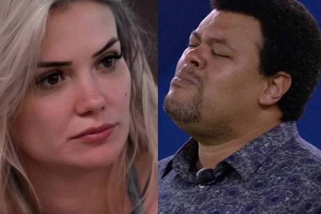 Marcela e Babu Santana no 'BBB20' – Montagem/Área Vip