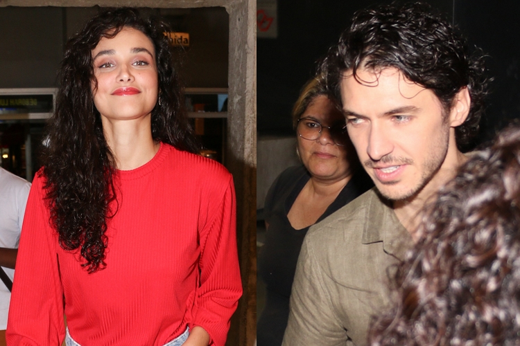 Namorado de Débora Nascimento ‘foge’ da atriz durante evento de pré-estreia