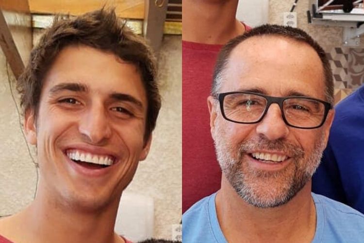 Felipe Prior e seu pai - Reprodução: Instagram (Montagem: Área VIP)