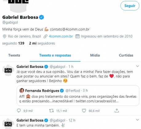 Gabigol reprodução Twitter Gabigol reprodução Twitter