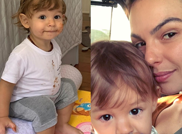 Ísis Valverde compartilha momento fofo do filho: “To super limpinho SQN”