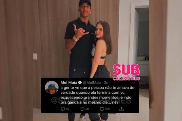 Mel Maia anuncia término de namoro com jogador João Pedro - Reprodução/Instagram: @subcelebrities