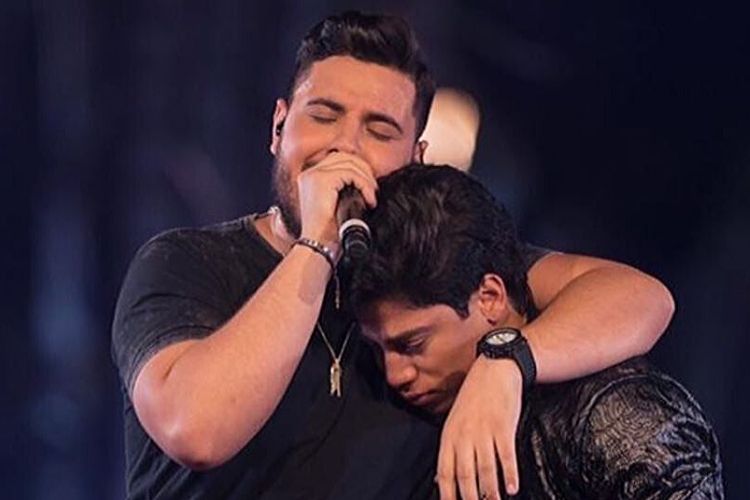 Netto e o cantor sertanejo Henrique, que faleceu neste último domingo (01) - Reprodução: Instagram