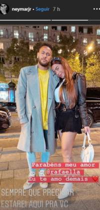 Neymar jr e Rafaella Santos reprodução Instagram.1