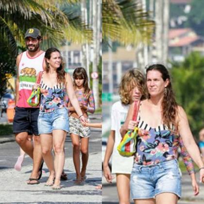 Thiago Lacerda e Vanessa Lóes e as filhas foto Dilson Silva.2