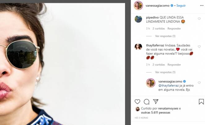 Vanessa Giácomo reprodução instagram