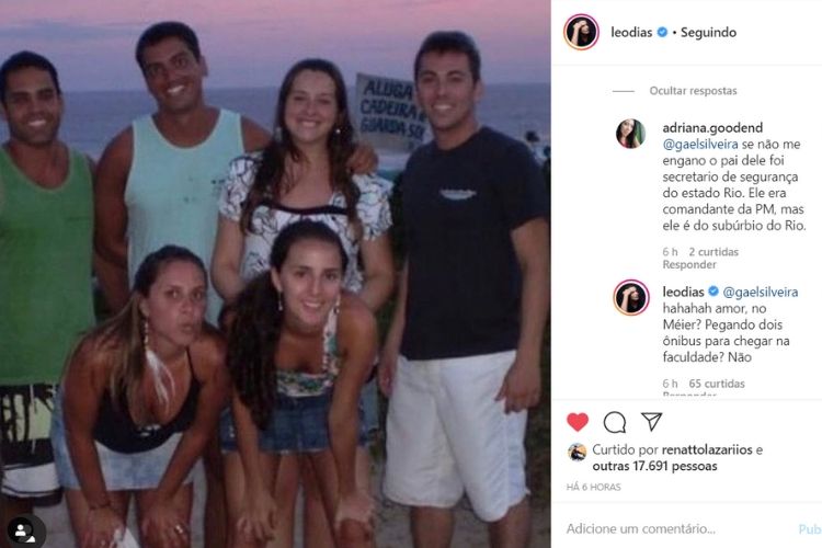 A publicação do jornalista Leo Dias, onde ele fez as revelações em questão - Reprodução: Instagram