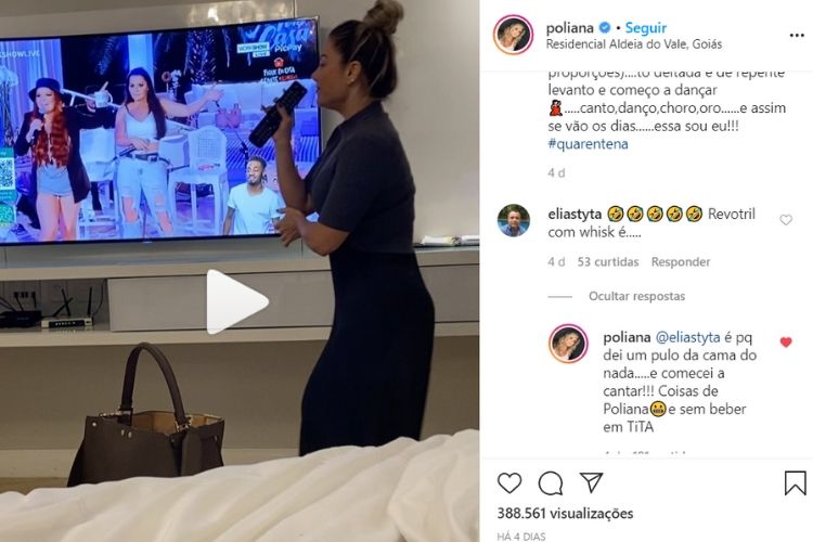 A resposta dada pela esposa do ícone da música sertaneja ao fã - Reprodução: Instagram (Captura: Área VIP)