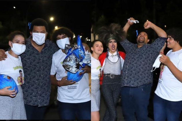 Babu Santana e familia fotos Daniel Pínheiro Agnews montagem Area Vip