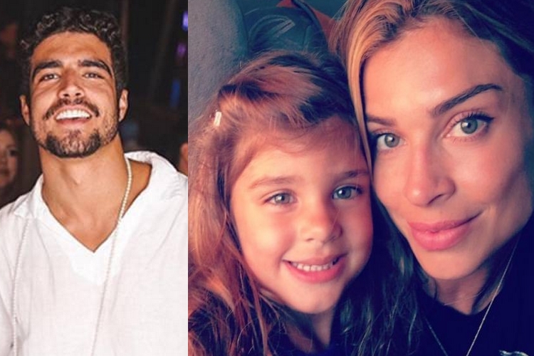 Em quarentena, Grazi Massafera faz flagra íntimo de Caio Castro com a filha em casa