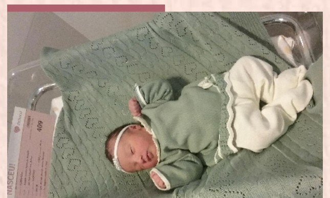 Esmeralda, neta de Elba Ramalho e Mauricio Mattar | reprodução da internet