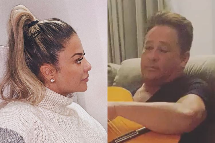 Esposa do cantor sertanejo Poliana Rocha e o músico - Reprodução: Instagram