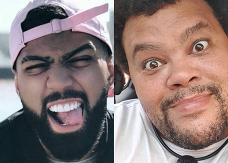 BBB20: Gabigol puxa torcida para Babu Santana com pintura ao lado do ator