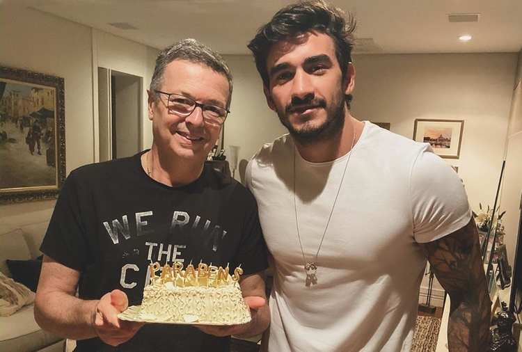 Guilherme Napolitano se declara para o pai no dia do aniversário: “Te amo demais!”