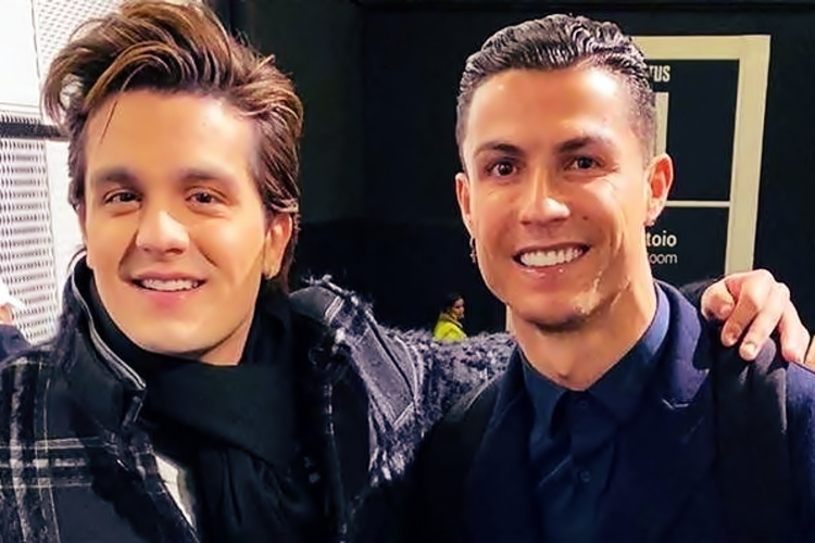 Luan Santana é surpreendido por Cristiano Ronaldo; entenda