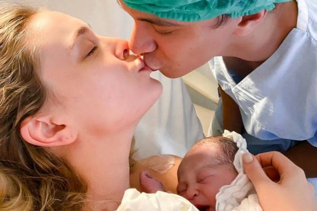 Júlio Cocielo, Tatá Estaniecki e a filha