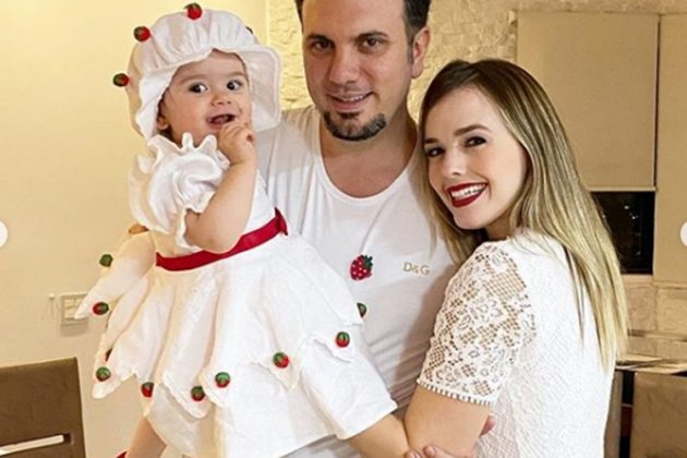 Liz, Fábio Elias, e Thaeme Mariôto reprodução Instagram