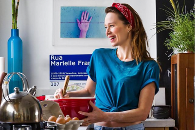 Mariana-Ximenes-1 Mariana prepara marmitas em dia como voluntária (Foto: Reprodução/Instagram)