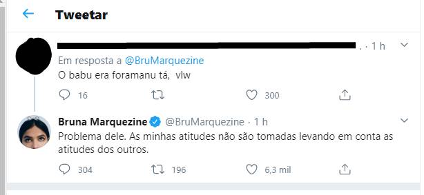 Reprodução Twitter Bruna Marquezine