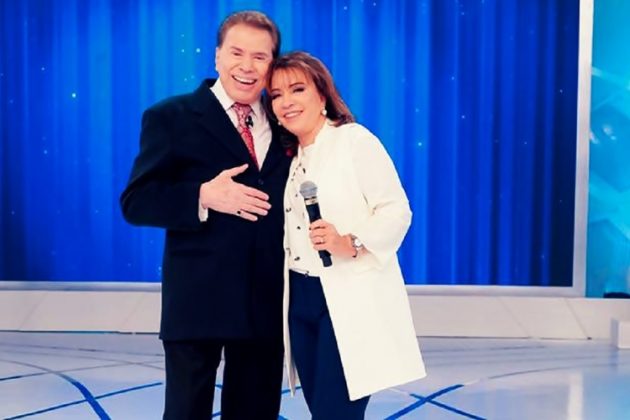 Silvio Santos e Iris Abravanel (Foto: SBT/Divulgação)