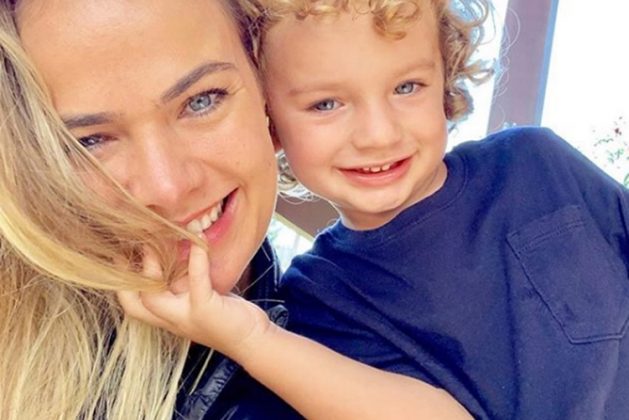 Thais Pacholeck e filho Luis Miguel reprodução Instagram
