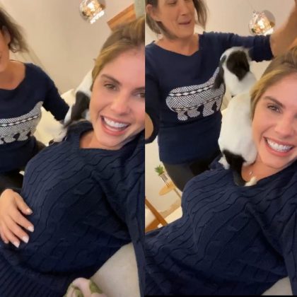 Bárbara Evans bega gravidez (Foto: Reprodução)