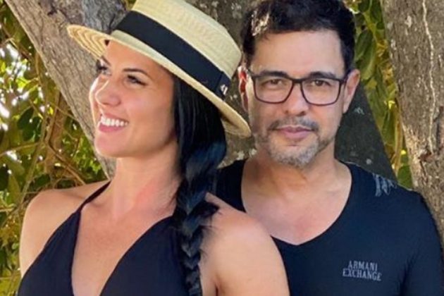 Graciele Lacerda e o cantor sertanejo Zezé di Camargo - Reprodução/Instagram