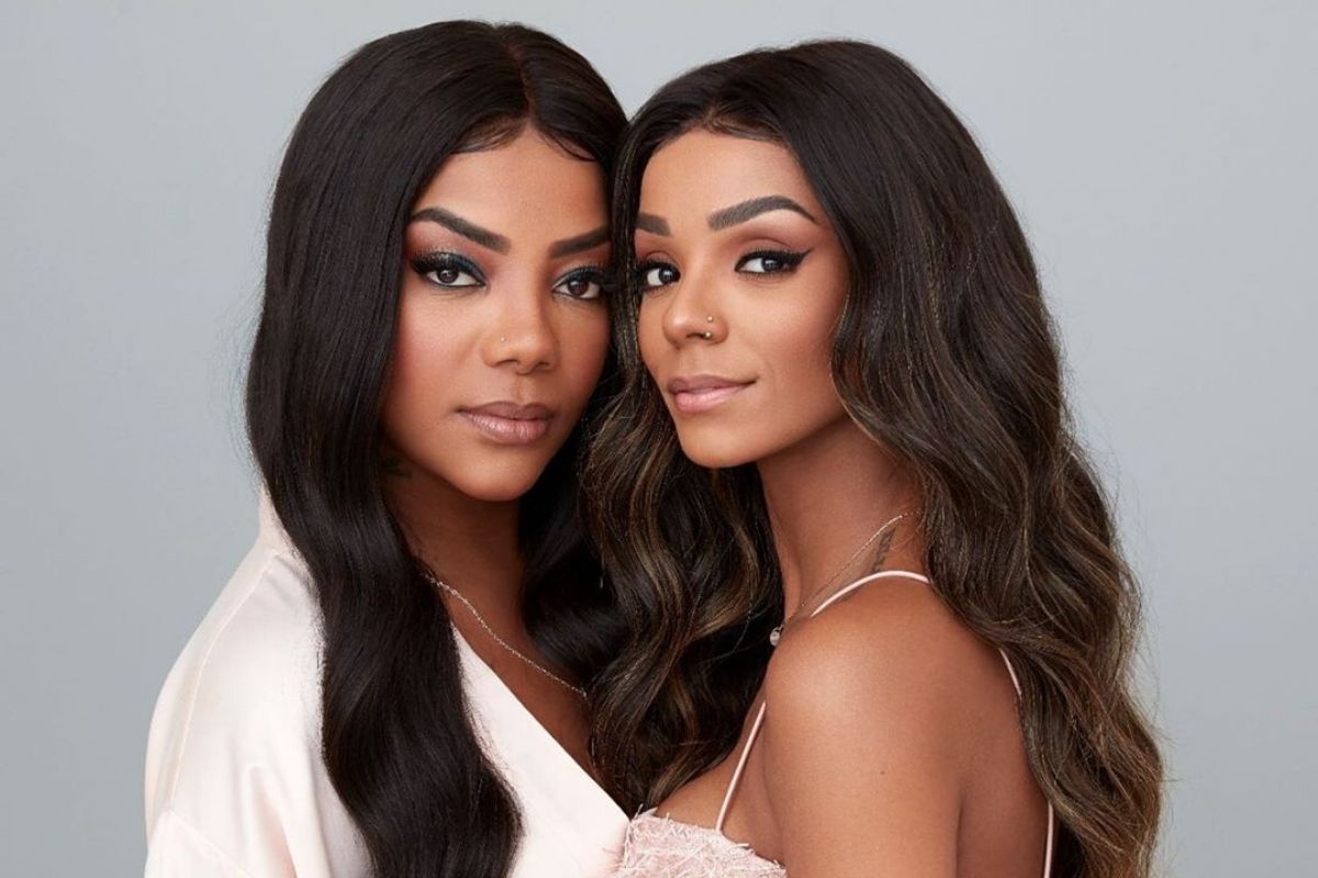 A cantora Ludmilla e a sua esposa, a bailarina Brunna Gonçalves - Reprodução: Instagram