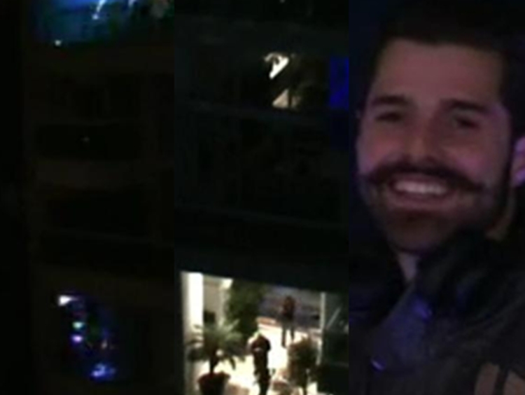 Vizinhos de Alok curtem live do DJ de camarote