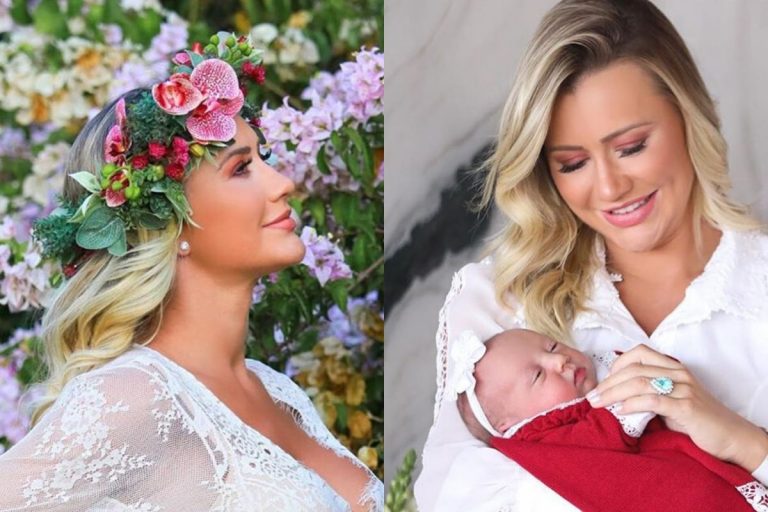 Ana Paula Siebert revela dificuldades para amamentar a filha