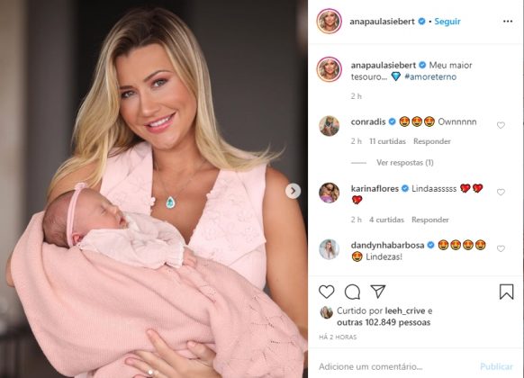 Ana Paula Siebert reprodução Instagram