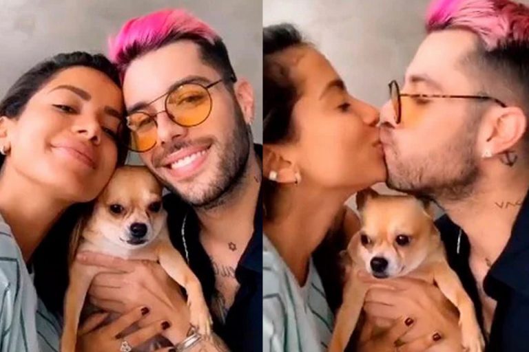 Anitta compra presente inusitado e divide com o novo namorado, Gui Araújo