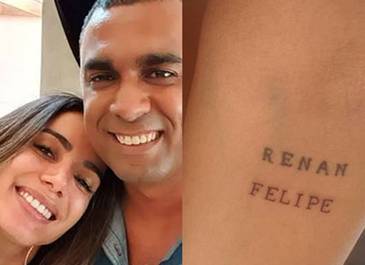 Anitta faz tatuagem com nome do novo irmão e faz declaração