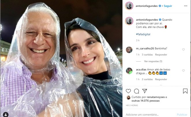 Antonio Fagundes reprodução Isntagram Antonio Fagundes reprodução Isntagram