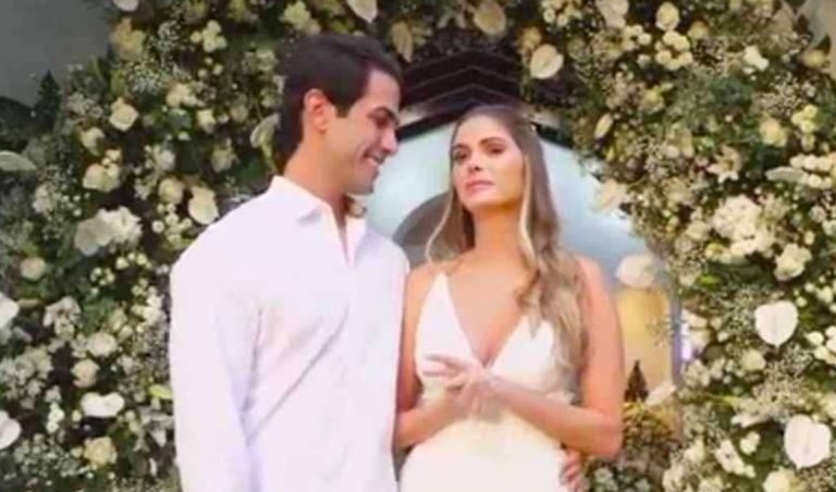 Bárbara Evans se casa em São Paulo com transmissão ao vivo em rede social