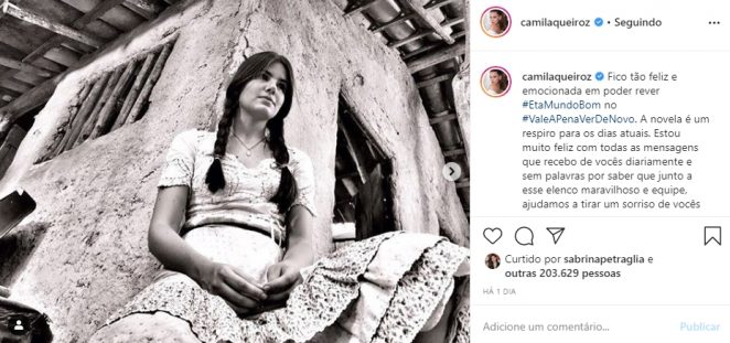 Camila Queiroz reprodução Instagram