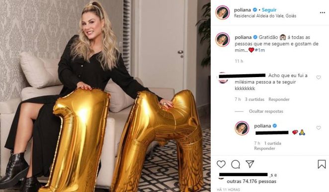 Esposa de Leonardo, Poliana, compartilha grande emoção