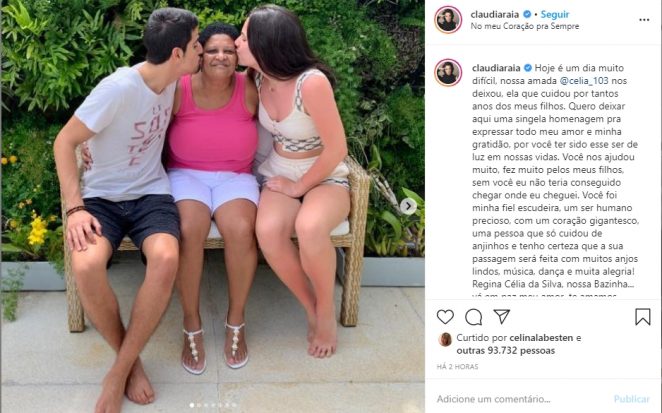 Claudia Raia , reprodução Instagram