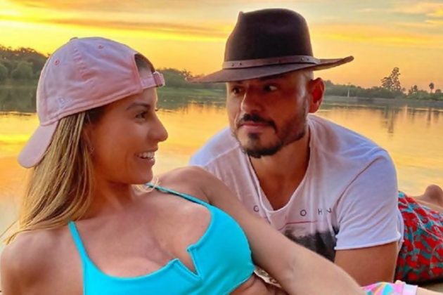 Aricia Silva e Carlinhos Silva, o Mendigo. Foto: reprodução/Instagram/ariciasilva