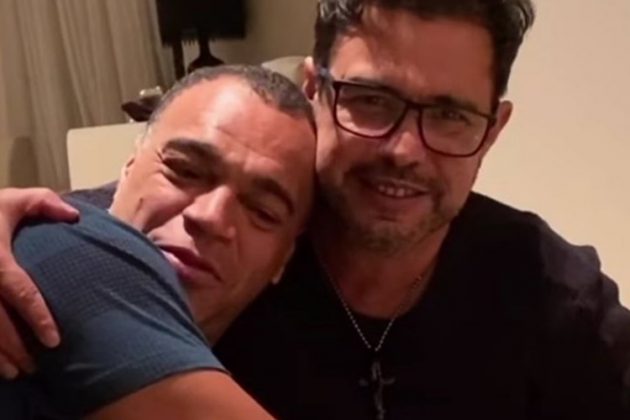 Denilson e sertanejo Zezé Di Camargo reprodução instagram