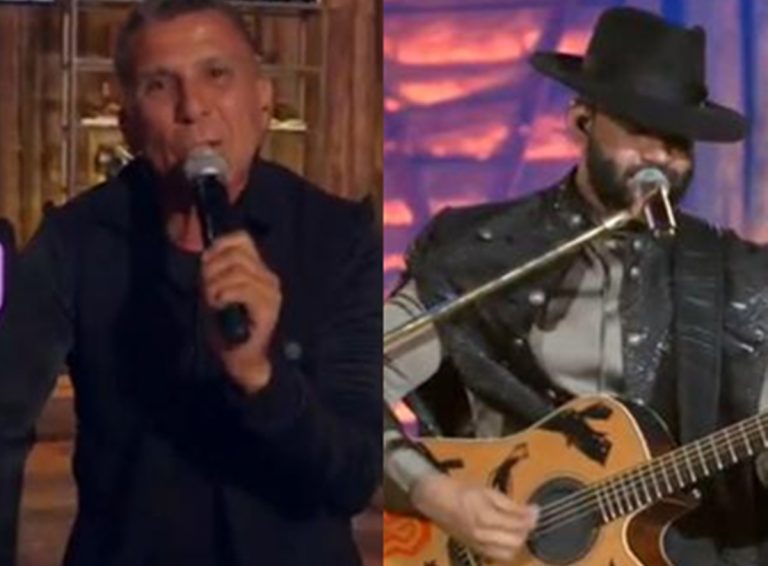 Eri Johnson abre live de Gusttavo Lima e interage com fãs