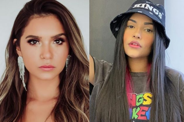 Gizelly e Flayslane, do 'BBB20' - Montagem/Área Vip